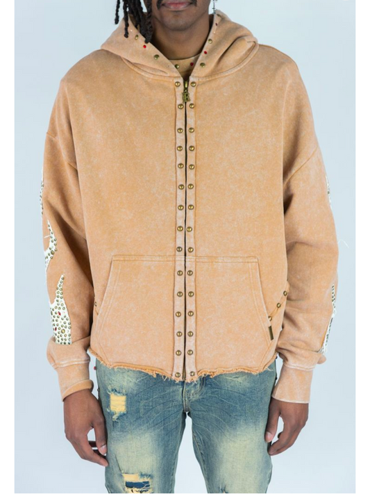 KHAKI INFERNO HOODIE