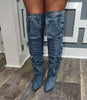 Cargo Denim Boots