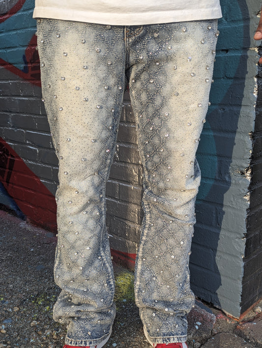 RHINESTONE DENIM